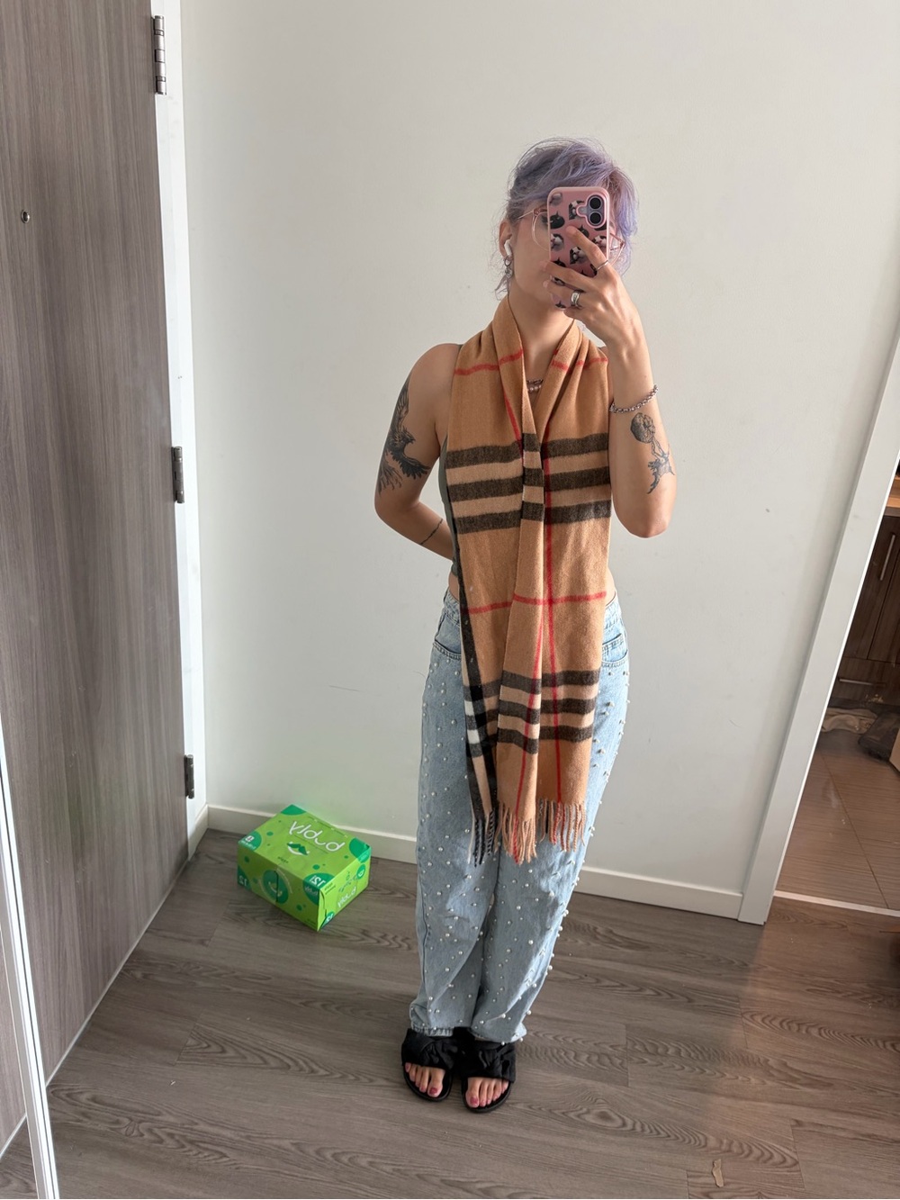 Vintage Burberry scarf